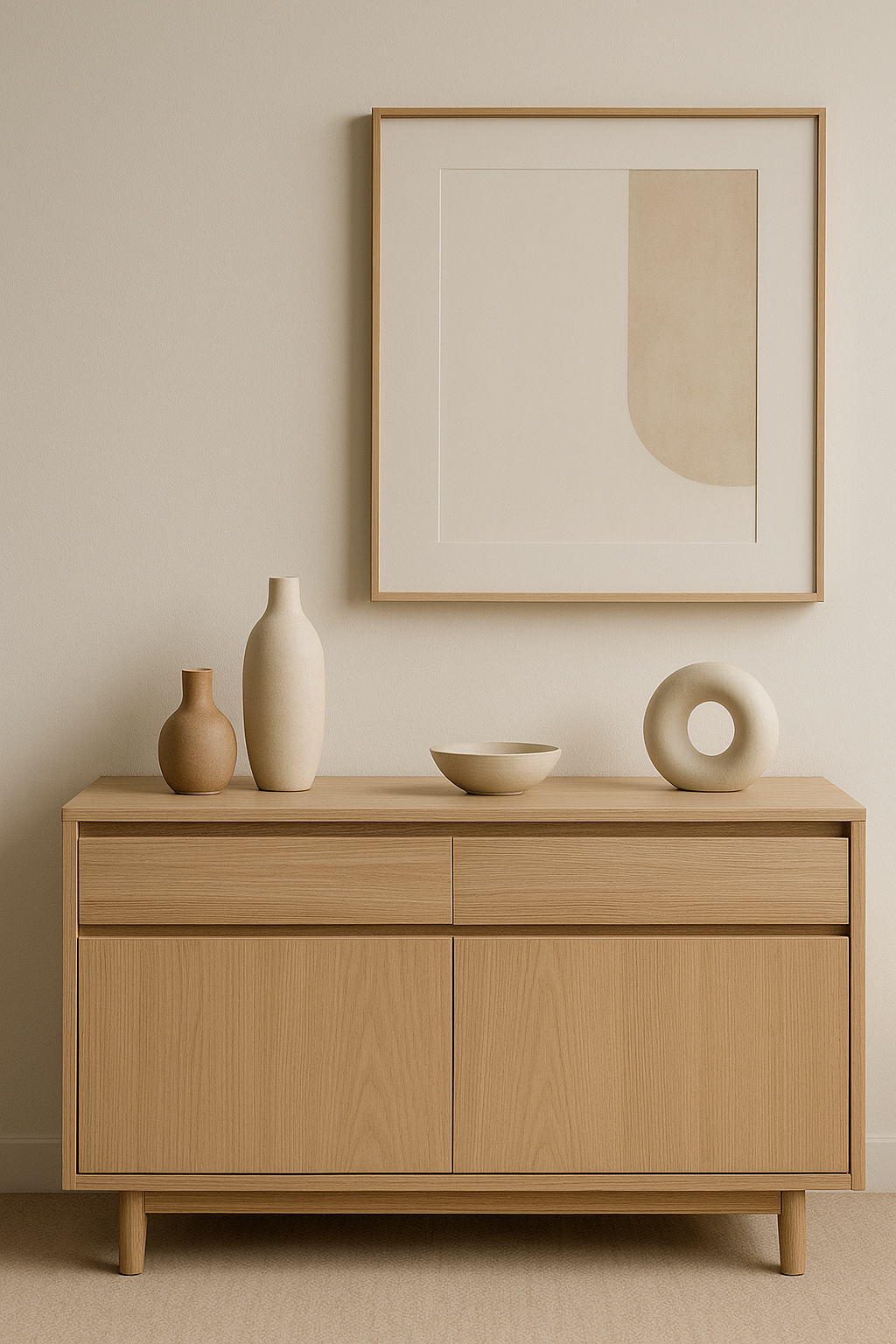Minimal yatak odası takımı görseli